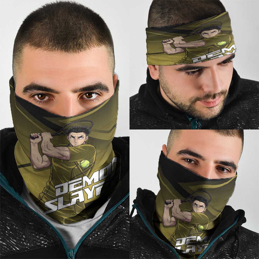 Gyomei Himejima Stone Serve Neck Gaiter Sporty Anime Mashup Style