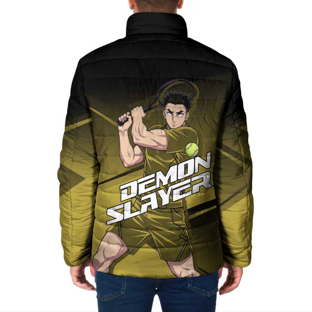 Gyomei Himejima Stone Serve Padded Jacket Sporty Anime Mashup Style