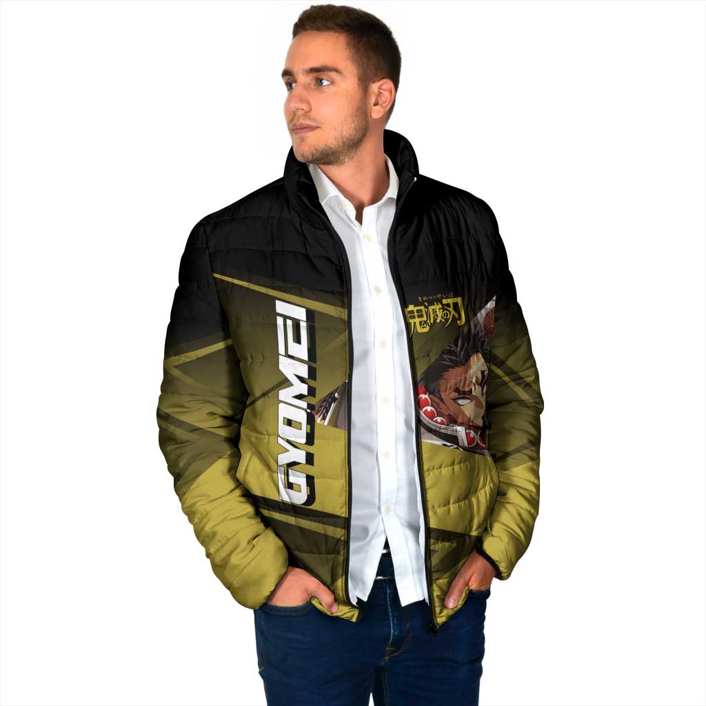 Gyomei Himejima Stone Serve Padded Jacket Sporty Anime Mashup Style