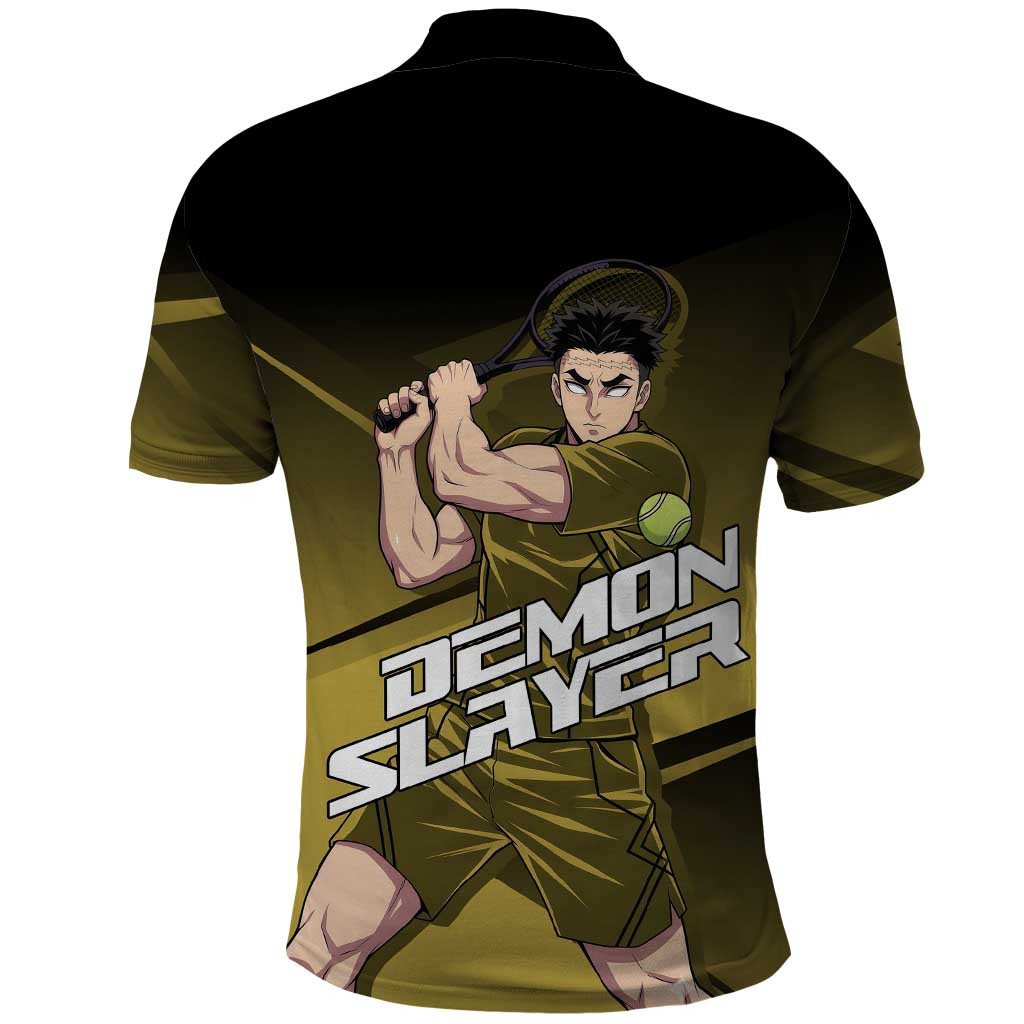 Gyomei Himejima Stone Serve Polo Shirt Sporty Anime Mashup Style