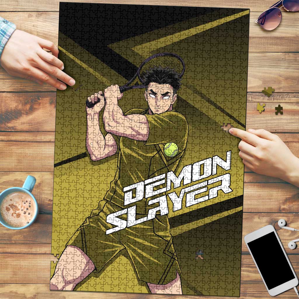 Gyomei Himejima Stone Serve Puzzle Sporty Anime Mashup Style