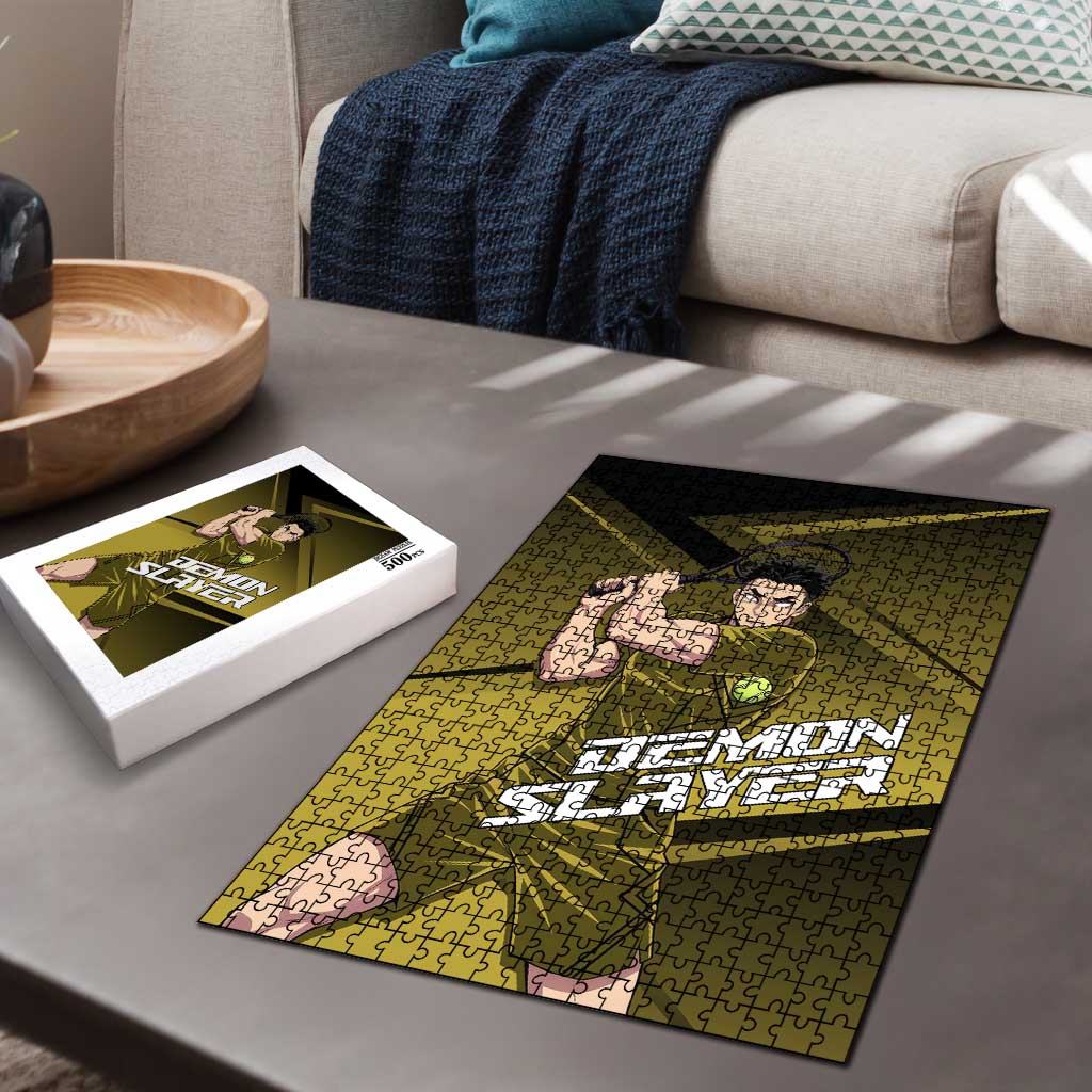 Gyomei Himejima Stone Serve Puzzle Sporty Anime Mashup Style
