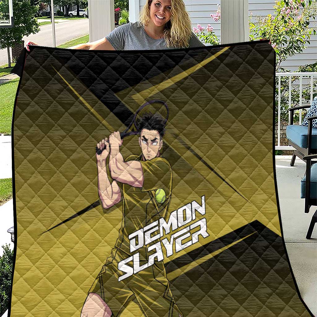 Gyomei Himejima Stone Serve Quilt Sporty Anime Mashup Style