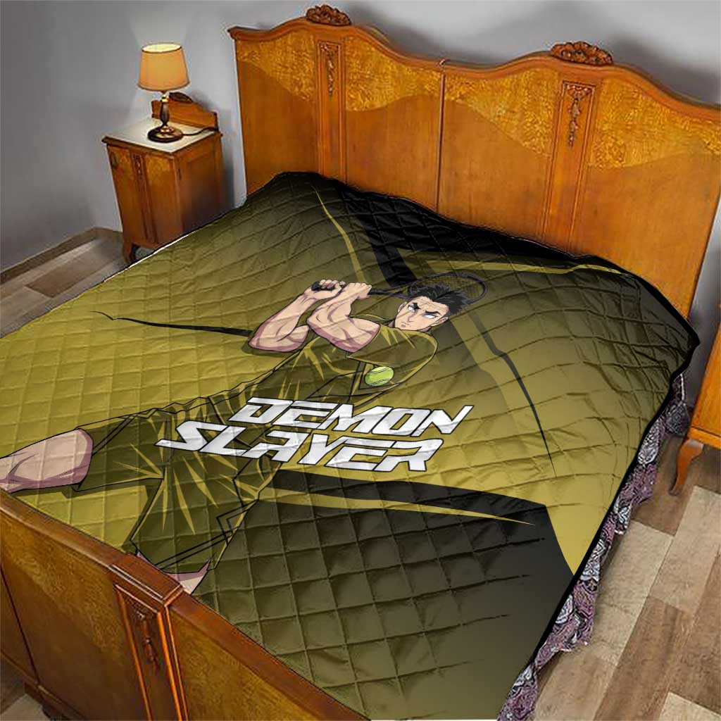 Gyomei Himejima Stone Serve Quilt Sporty Anime Mashup Style