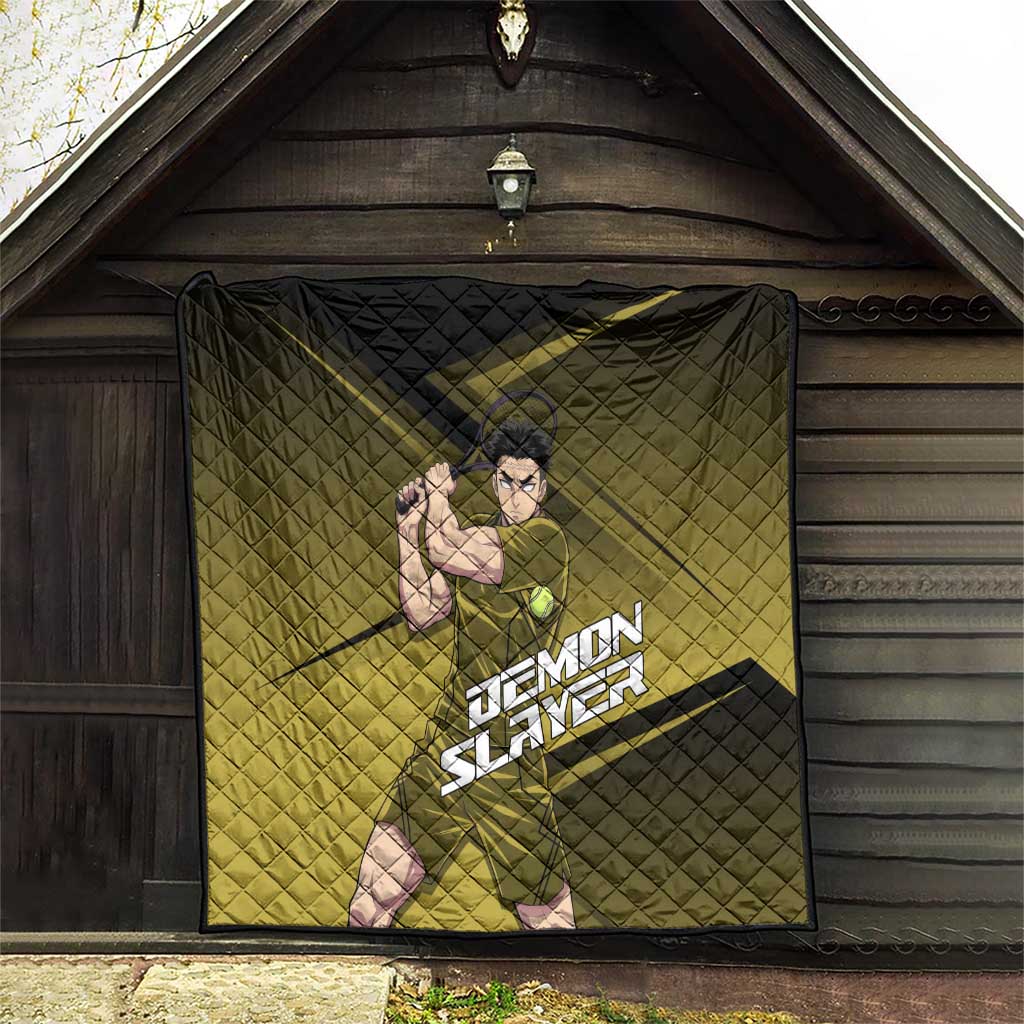 Gyomei Himejima Stone Serve Quilt Sporty Anime Mashup Style