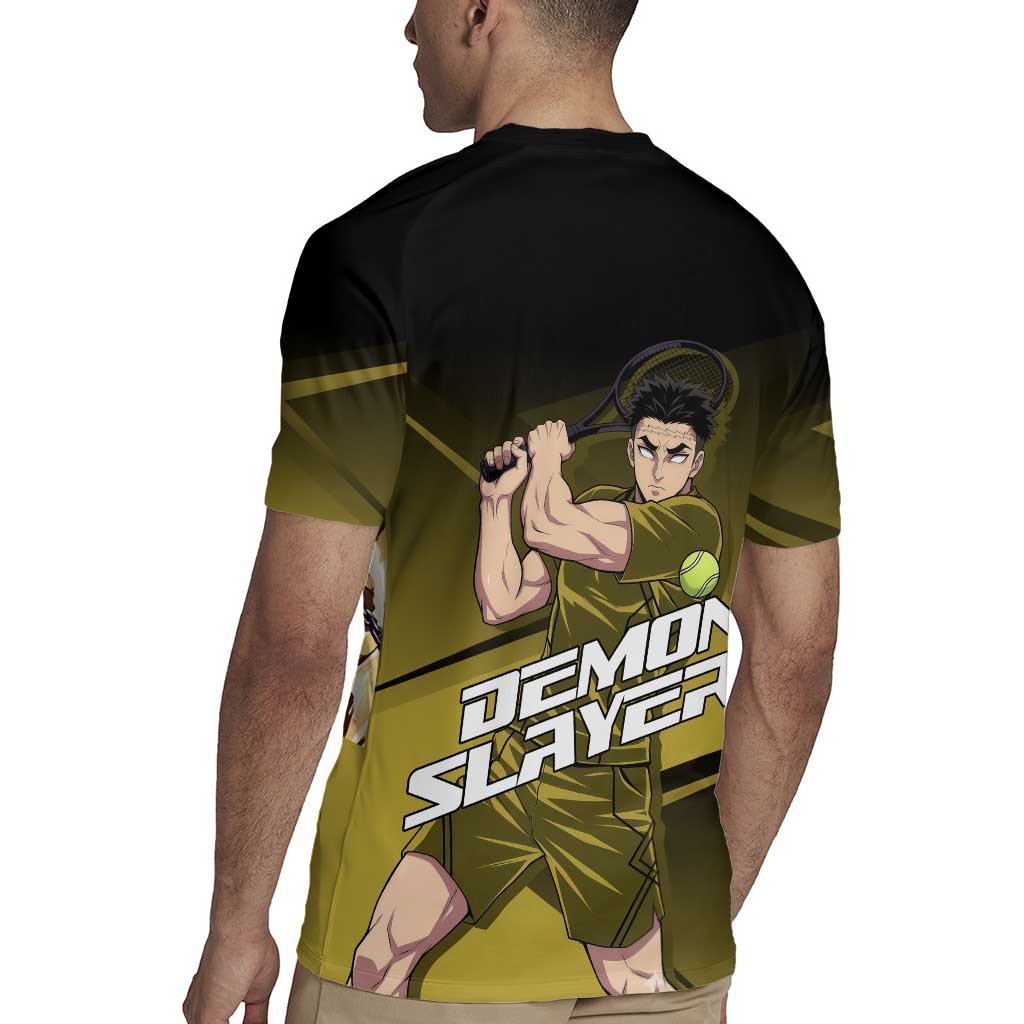Gyomei Himejima Stone Serve Rugby Jersey Sporty Anime Mashup Style