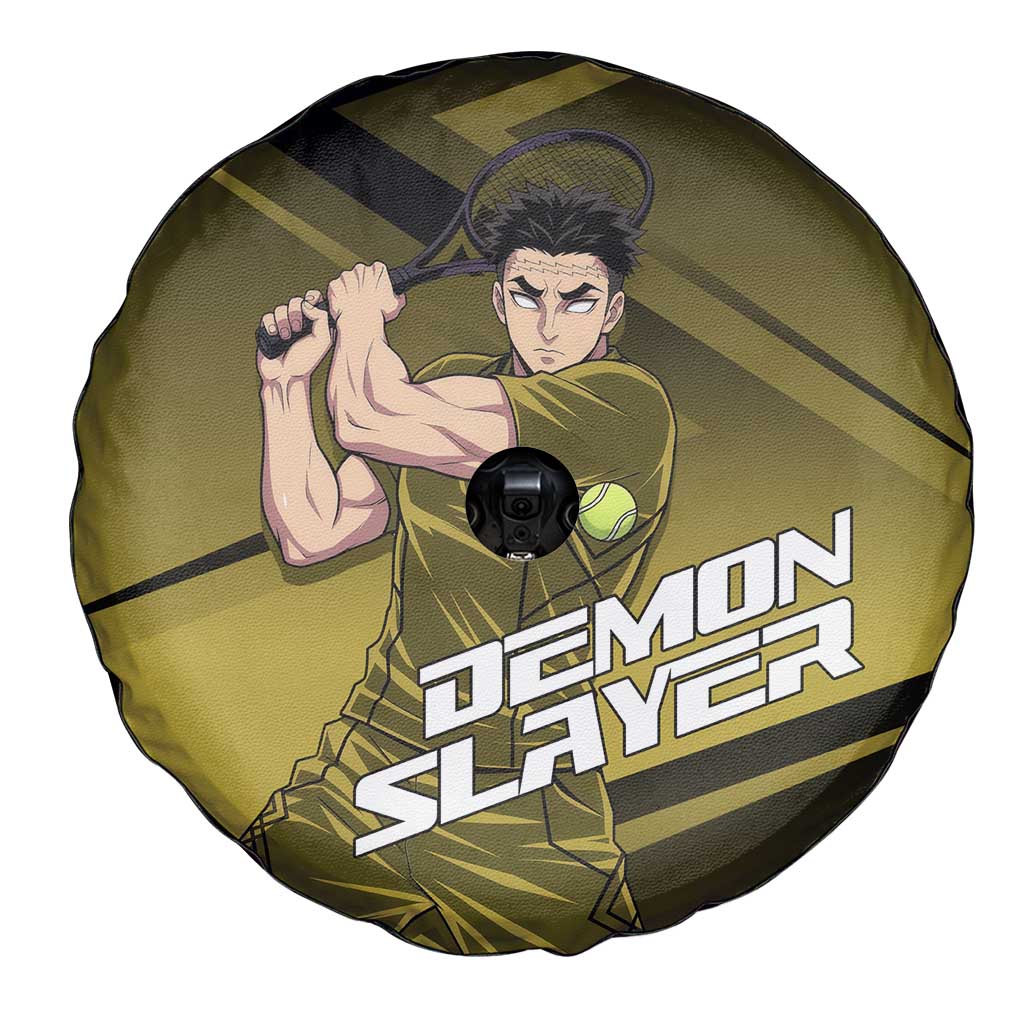Gyomei Himejima Stone Serve Spare Tire Cover Sporty Anime Mashup Style