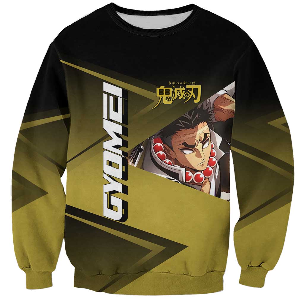 Gyomei Himejima Stone Serve Sweatshirt Sporty Anime Mashup Style