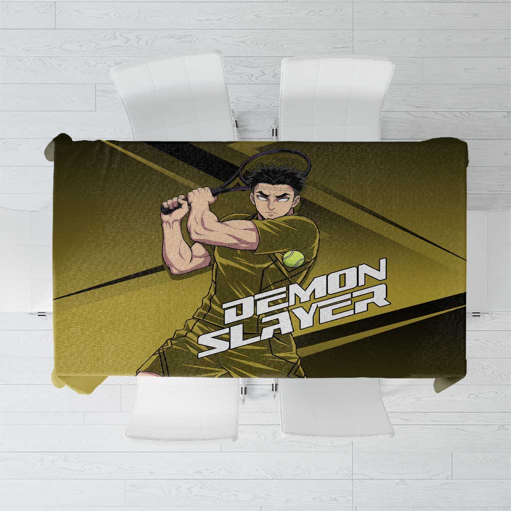 Gyomei Himejima Stone Serve Tablecloth Sporty Anime Mashup Style