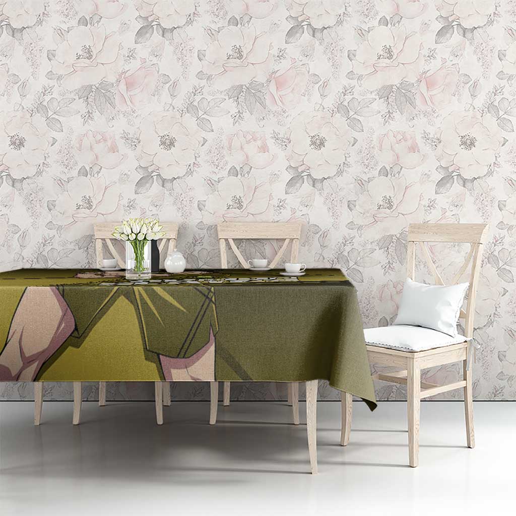 Gyomei Himejima Stone Serve Tablecloth Sporty Anime Mashup Style