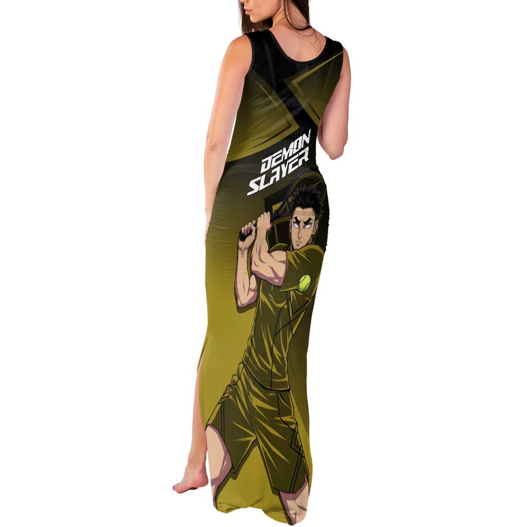 Gyomei Himejima Stone Serve Tank Maxi Dress Sporty Anime Mashup Style