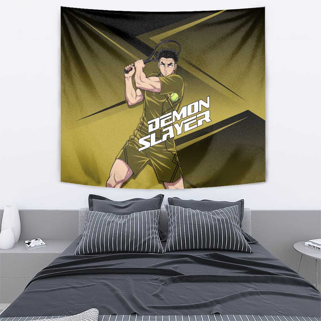 Gyomei Himejima Stone Serve Tapestry Sporty Anime Mashup Style