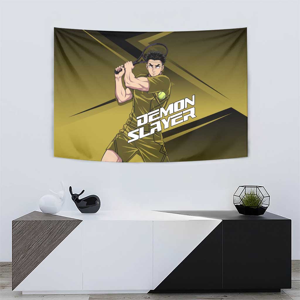 Gyomei Himejima Stone Serve Tapestry Sporty Anime Mashup Style