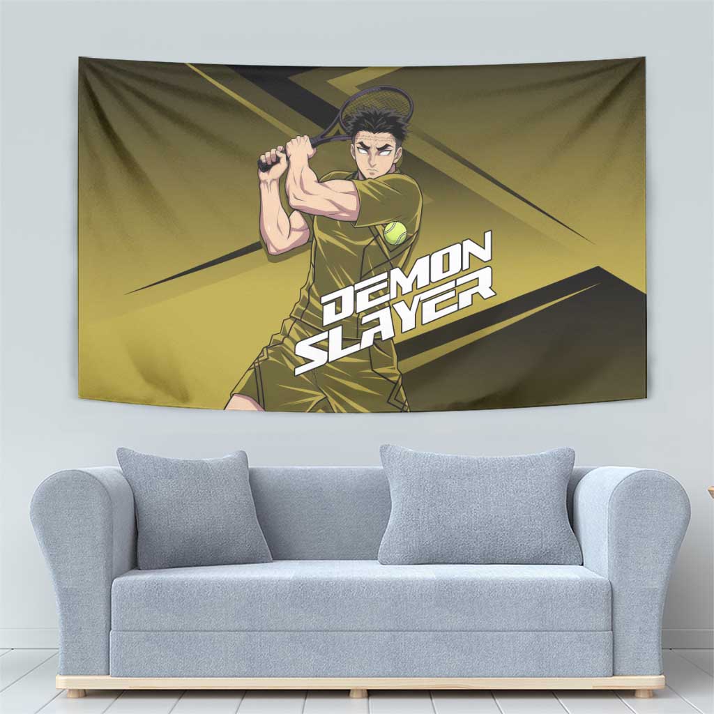 Gyomei Himejima Stone Serve Tapestry Sporty Anime Mashup Style