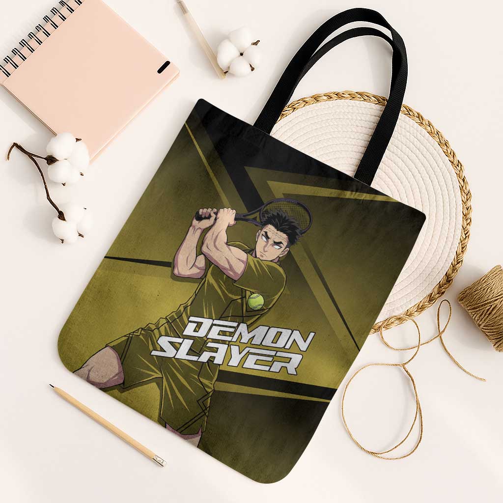 Gyomei Himejima Stone Serve Tote Bag Sporty Anime Mashup Style