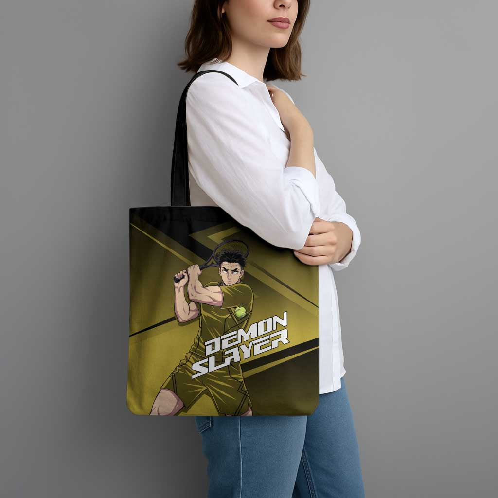 Gyomei Himejima Stone Serve Tote Bag Sporty Anime Mashup Style