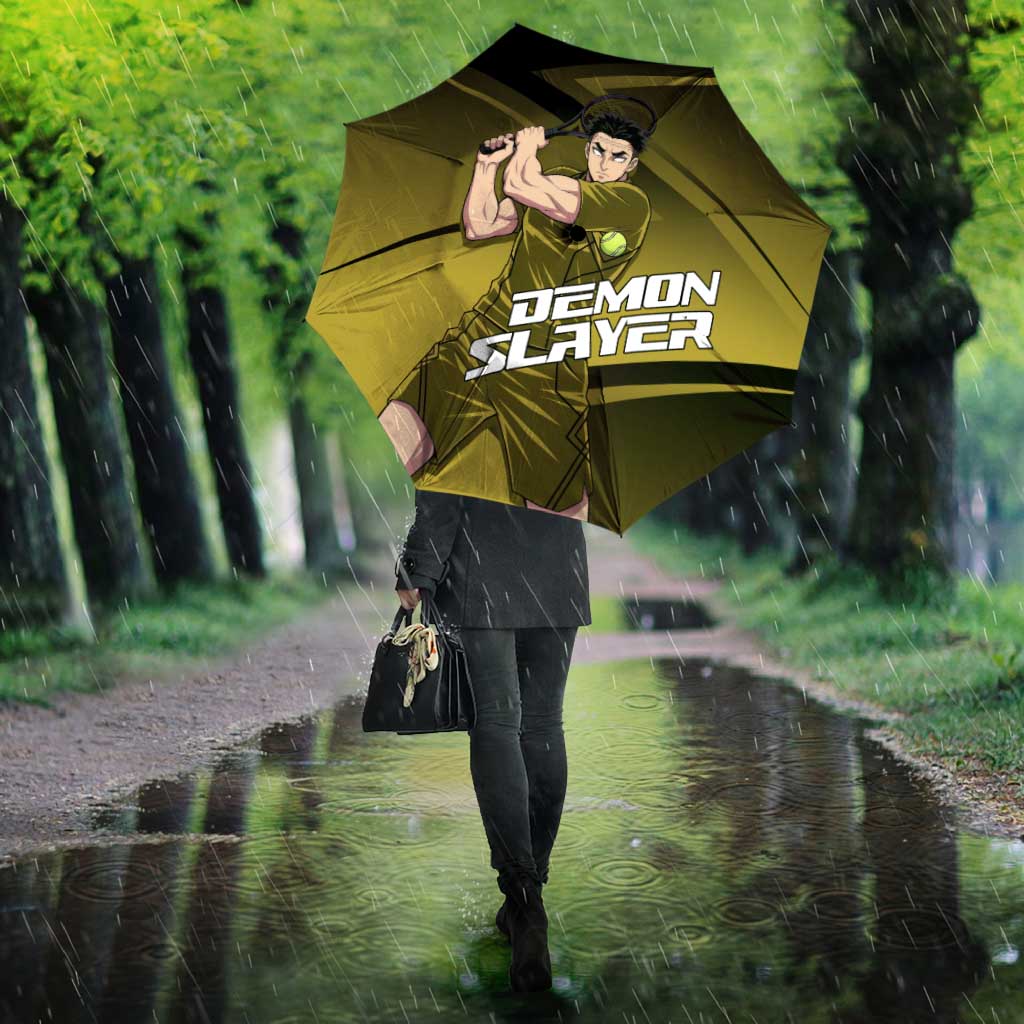 Gyomei Himejima Stone Serve Umbrella Sporty Anime Mashup Style