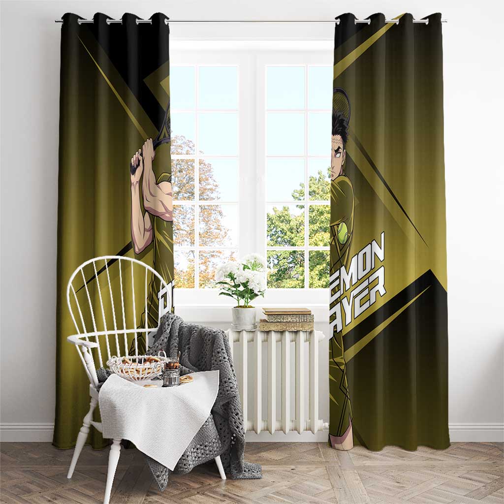 Gyomei Himejima Stone Serve Window Curtain Sporty Anime Mashup Style