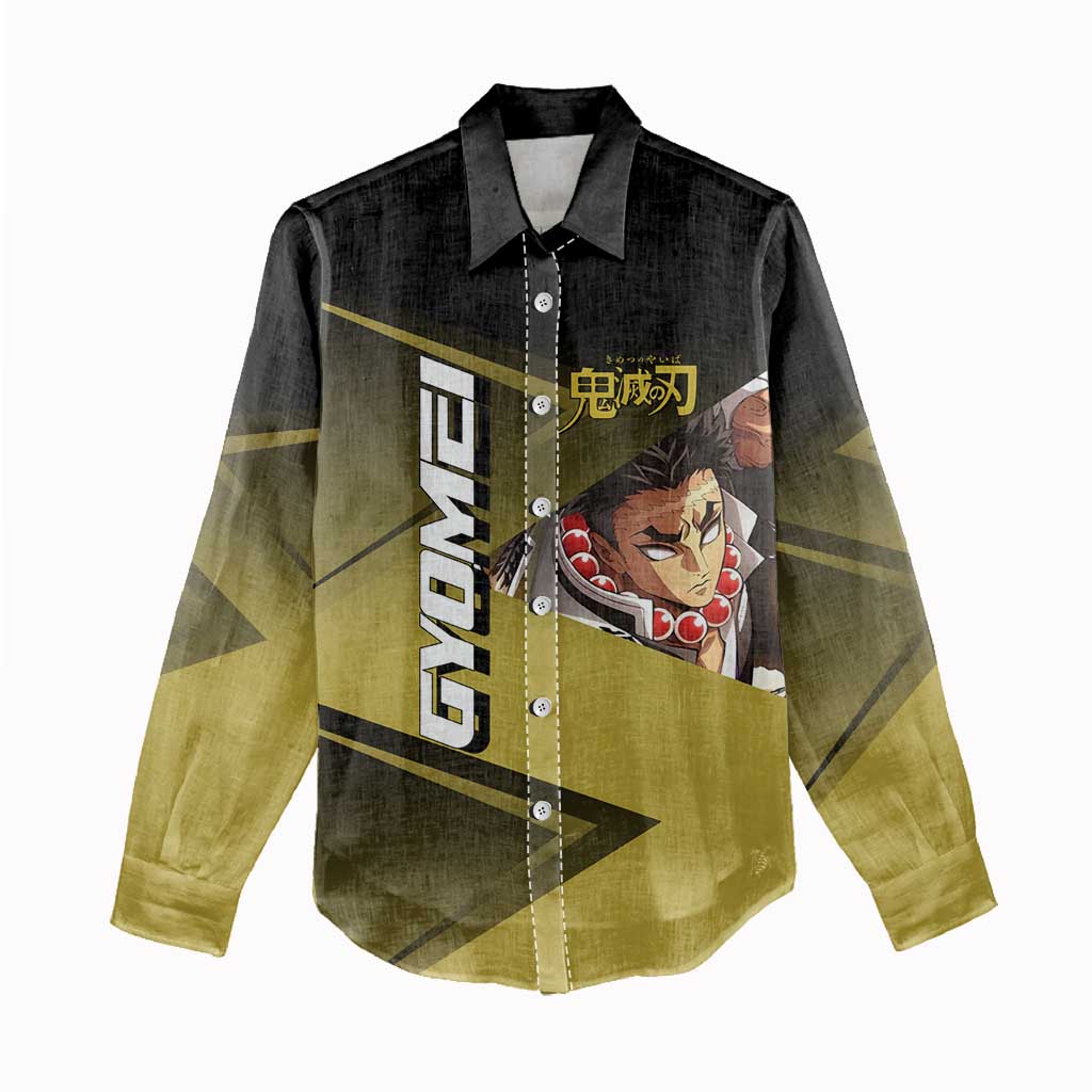Gyomei Himejima Stone Serve Women Casual Shirt Sporty Anime Mashup Style