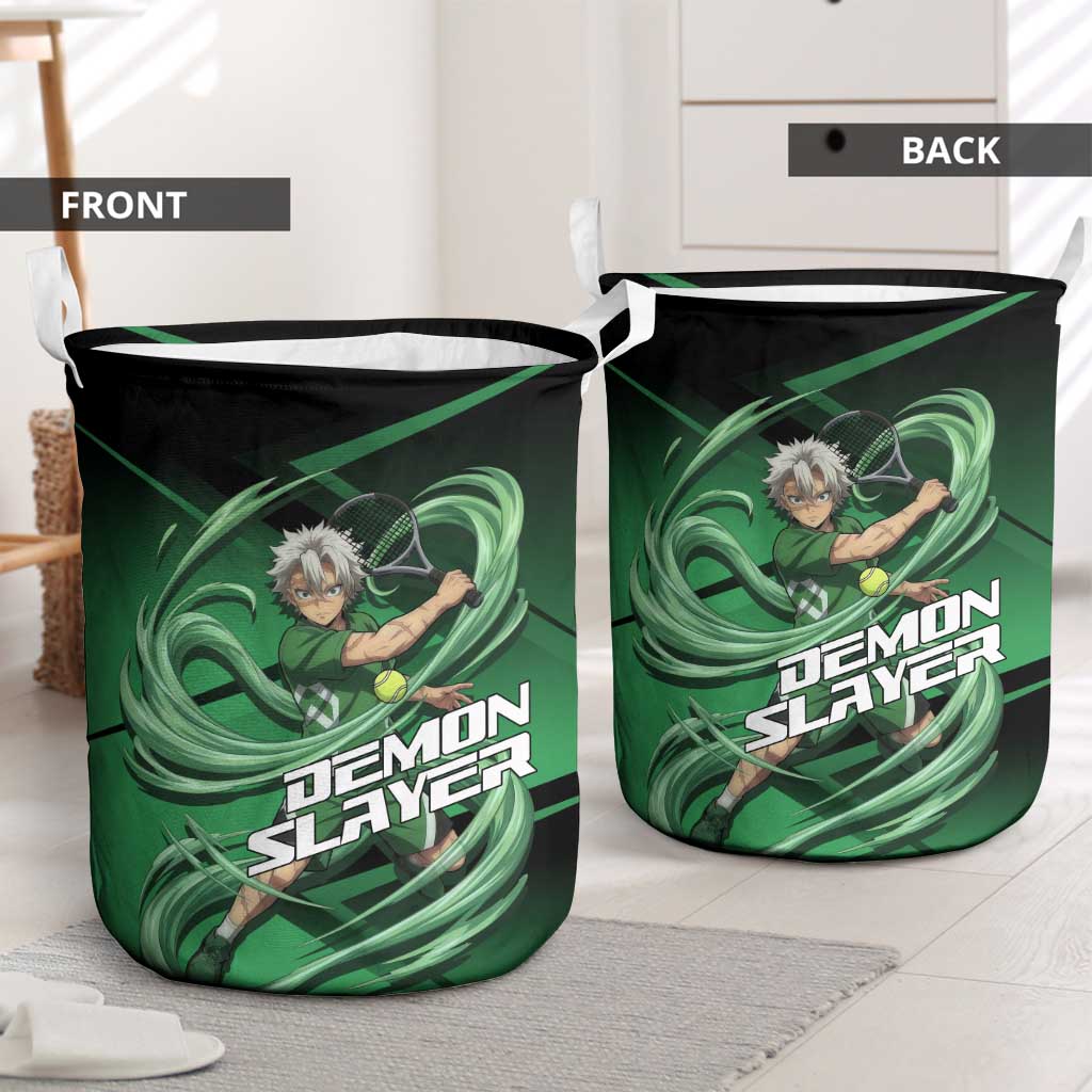 Sanemi Shinazugawa Wind Rally Laundry Basket Sporty Anime Mashup Style