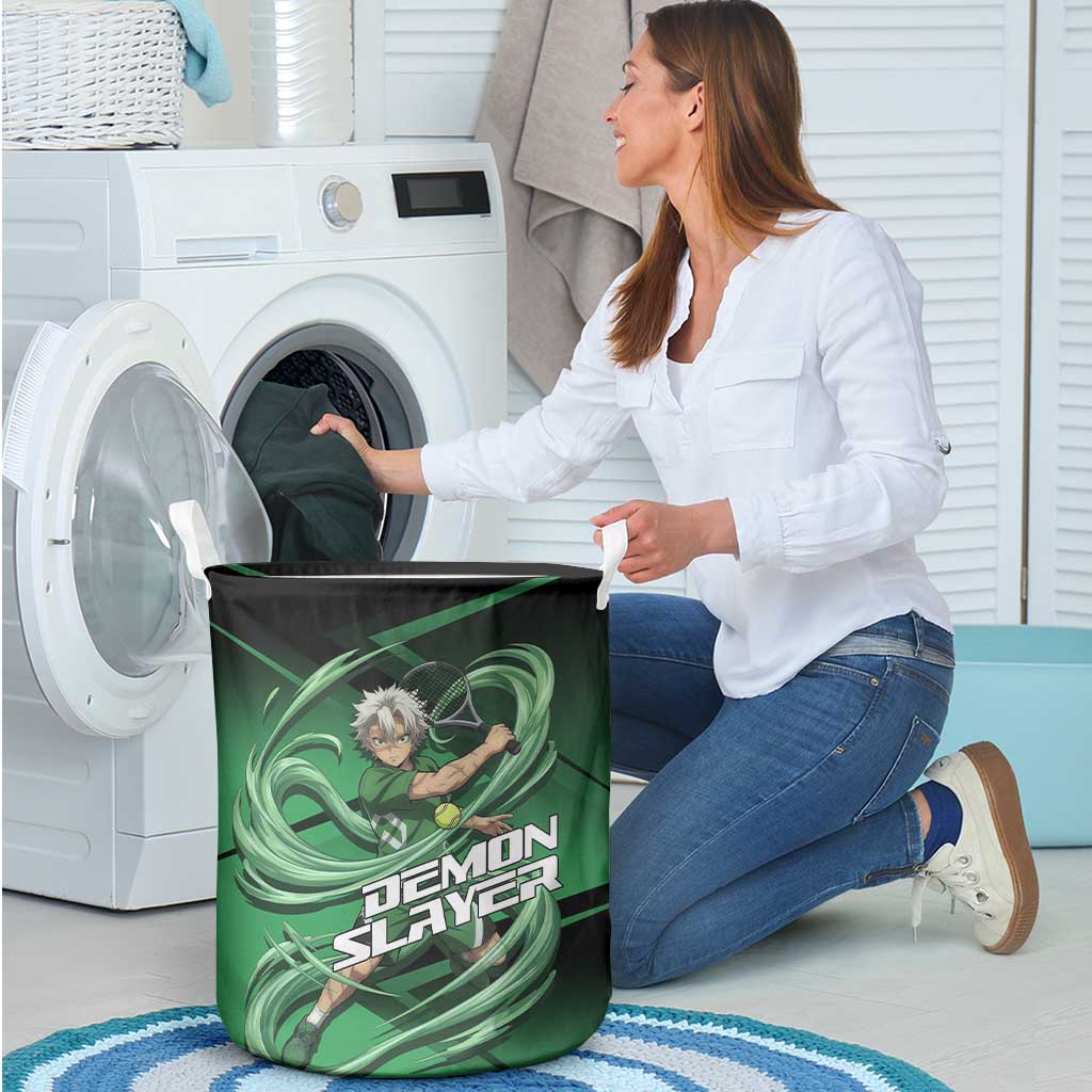 Sanemi Shinazugawa Wind Rally Laundry Basket Sporty Anime Mashup Style