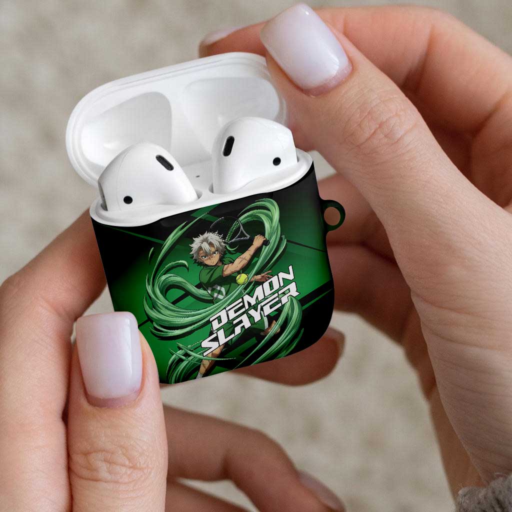 Sanemi Shinazugawa Wind Rally AirPods Case Sporty Anime Mashup Style
