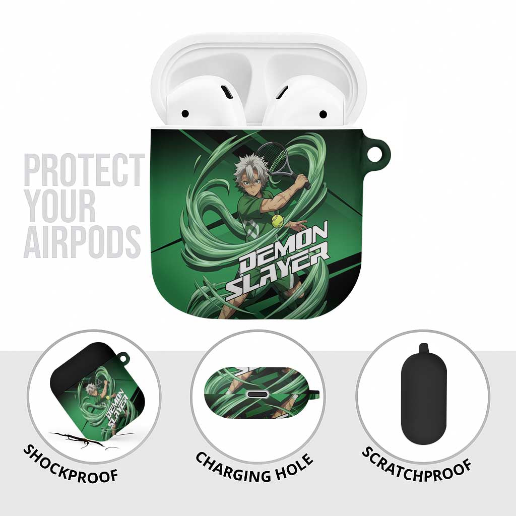 Sanemi Shinazugawa Wind Rally AirPods Case Sporty Anime Mashup Style