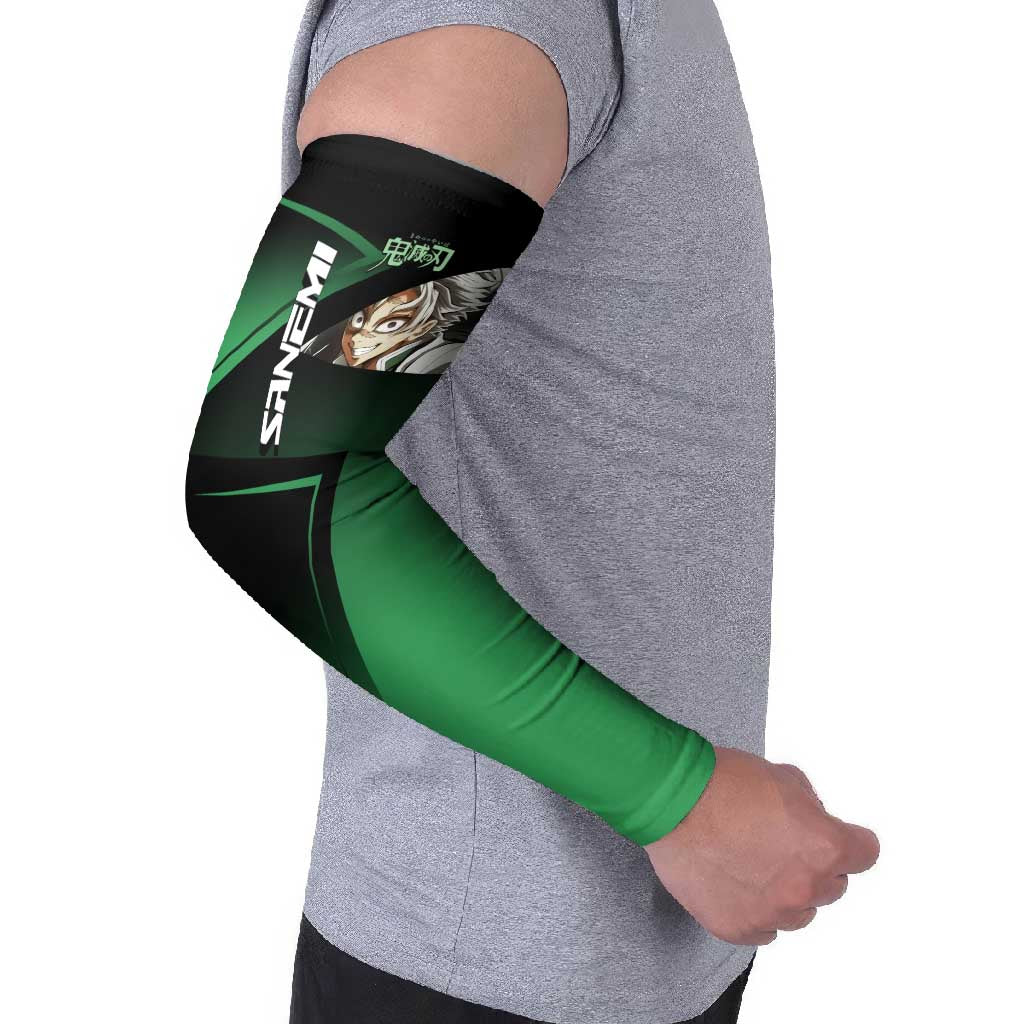 Sanemi Shinazugawa Wind Rally Arm Sleeves Sporty Anime Mashup Style