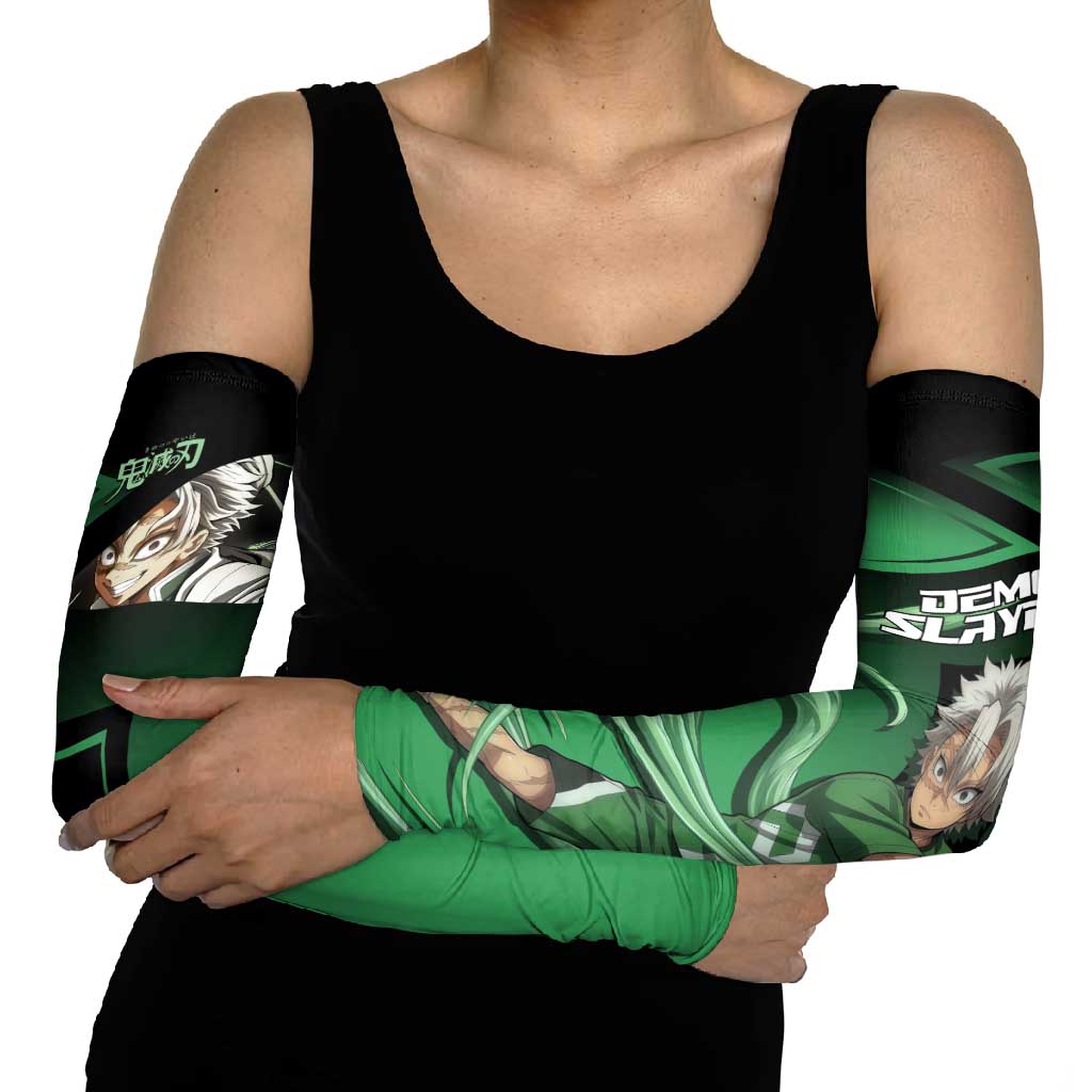 Sanemi Shinazugawa Wind Rally Arm Sleeves Sporty Anime Mashup Style
