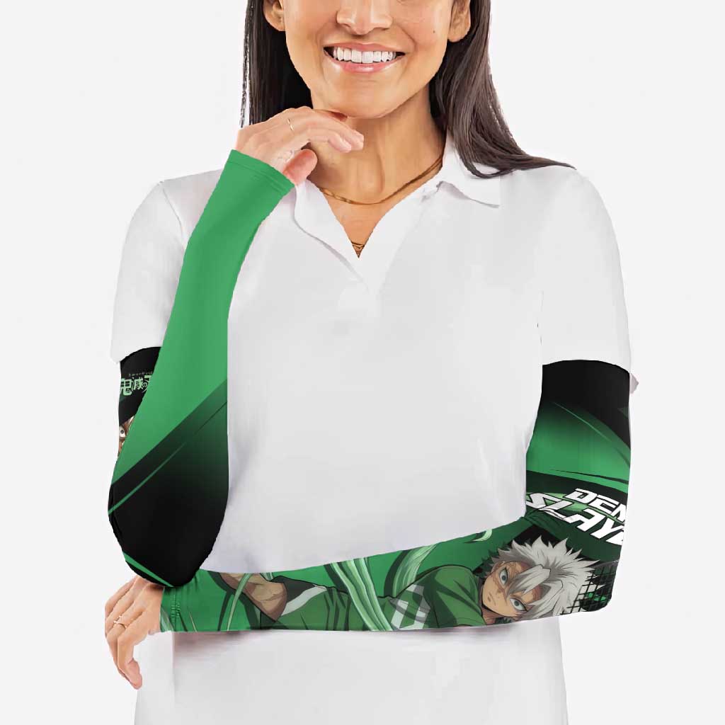 Sanemi Shinazugawa Wind Rally Arm Sleeves Sporty Anime Mashup Style