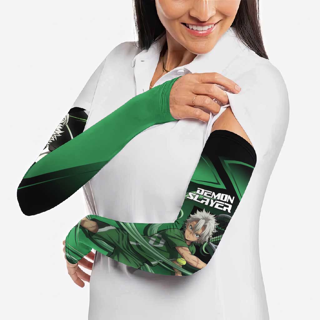 Sanemi Shinazugawa Wind Rally Arm Sleeves Sporty Anime Mashup Style