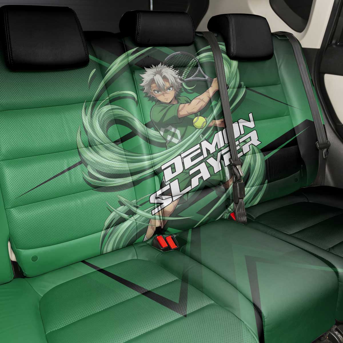 Sanemi Shinazugawa Wind Rally Back Car Seat Cover Sporty Anime Mashup Style