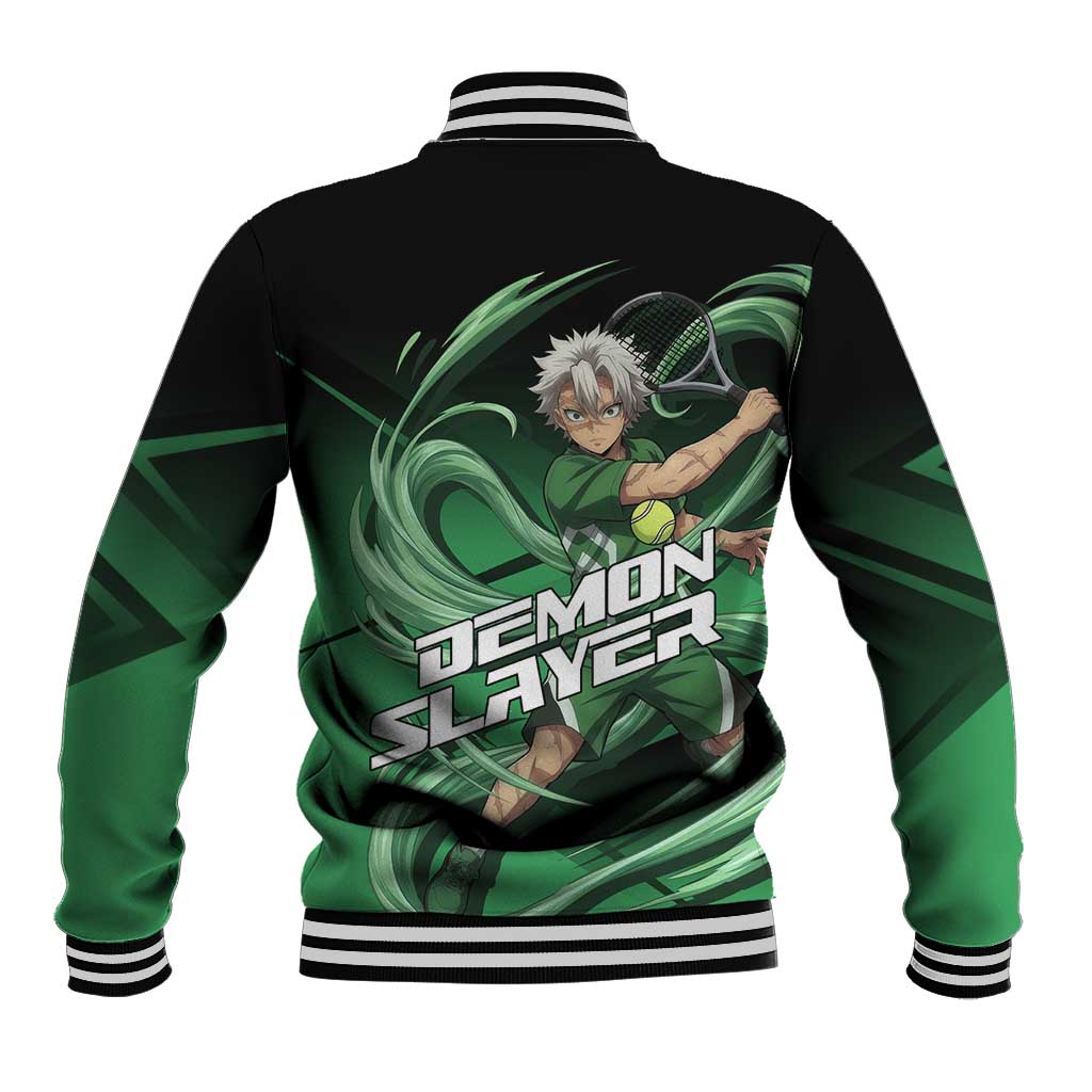 Sanemi Shinazugawa Wind Rally Baseball Jacket Sporty Anime Mashup Style