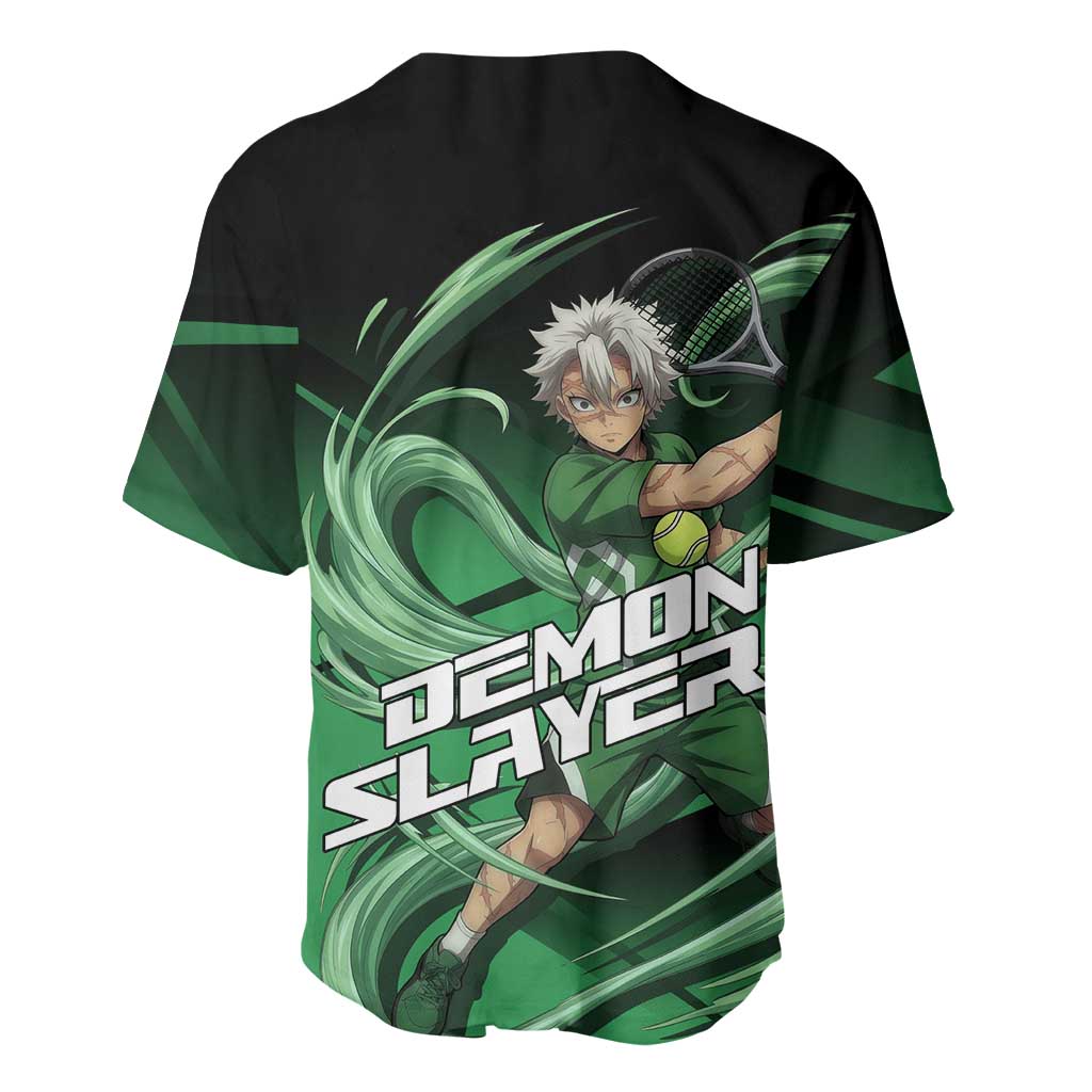 Sanemi Shinazugawa Wind Rally Baseball Jersey Sporty Anime Mashup Style