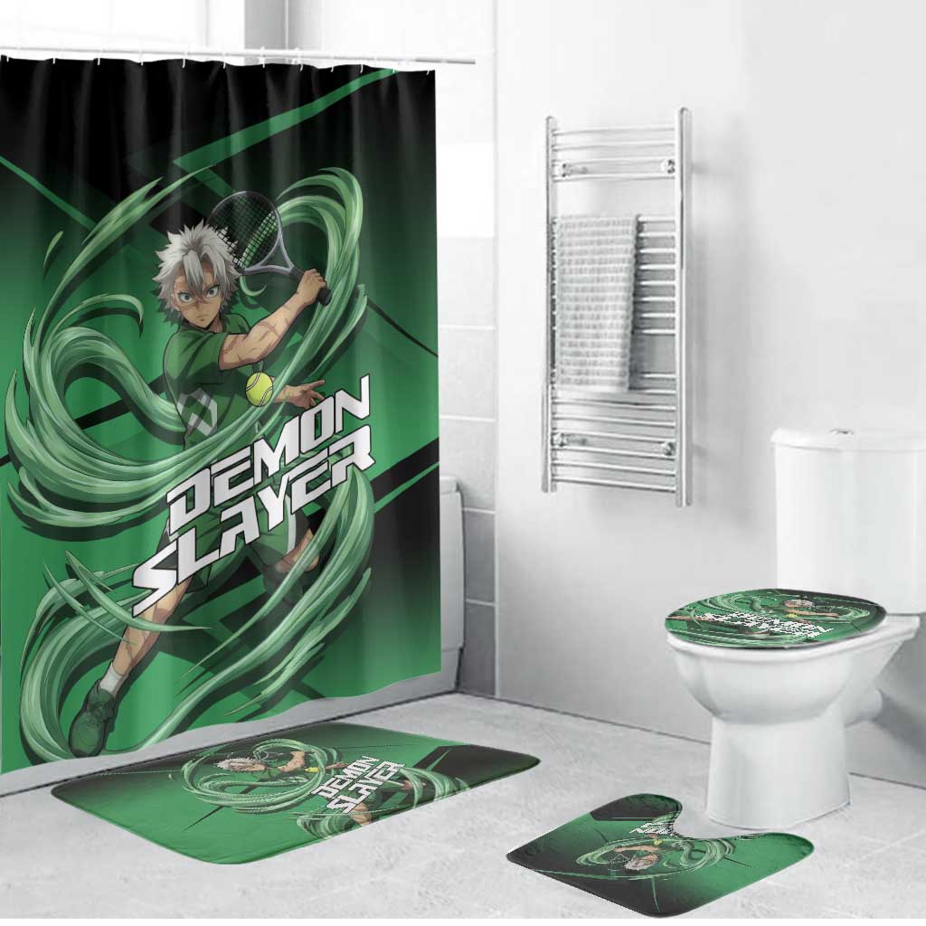 Sanemi Shinazugawa Wind Rally Bathroom Set Sporty Anime Mashup Style
