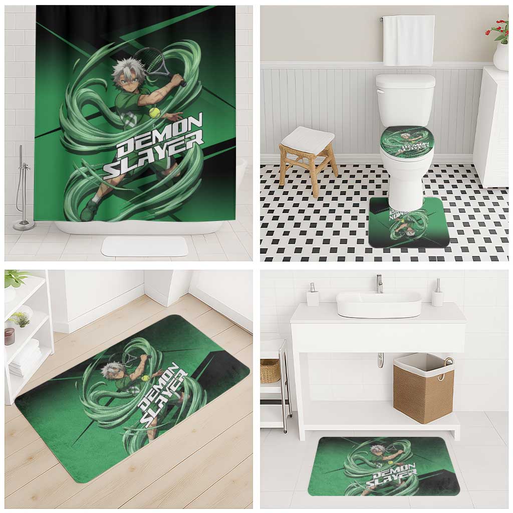 Sanemi Shinazugawa Wind Rally Bathroom Set Sporty Anime Mashup Style