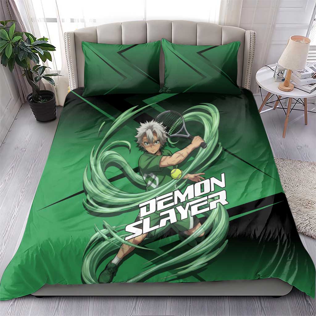 Sanemi Shinazugawa Wind Rally Bedding Set Sporty Anime Mashup Style