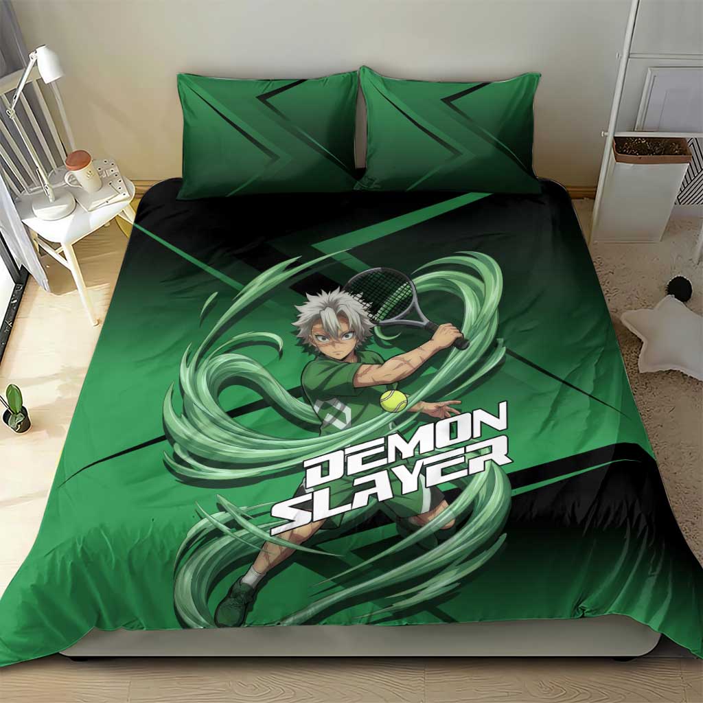 Sanemi Shinazugawa Wind Rally Bedding Set Sporty Anime Mashup Style