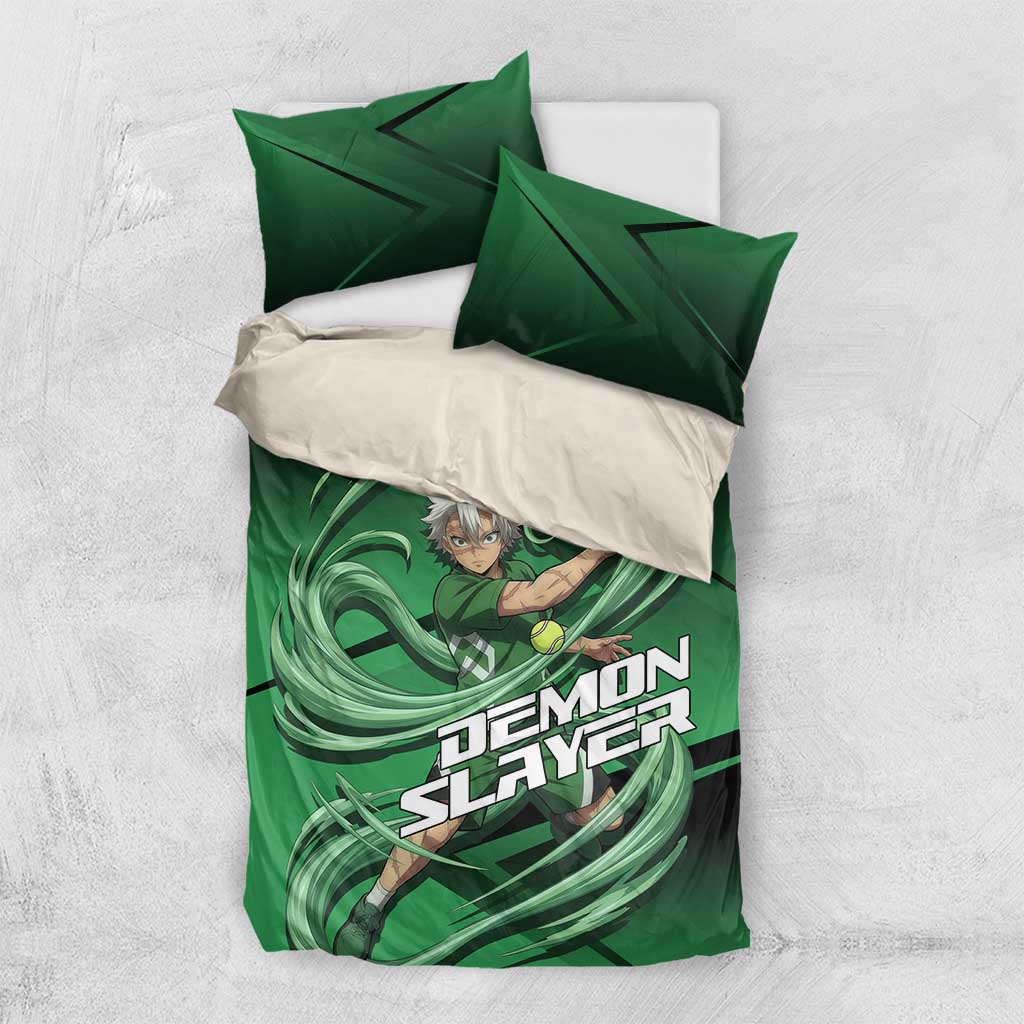 Sanemi Shinazugawa Wind Rally Bedding Set Sporty Anime Mashup Style