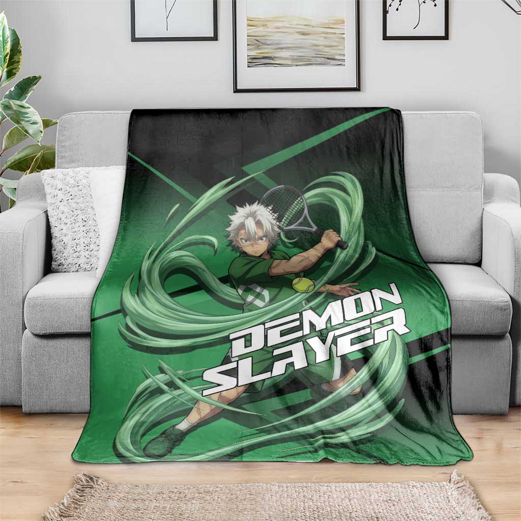 Sanemi Shinazugawa Wind Rally Blanket Sporty Anime Mashup Style