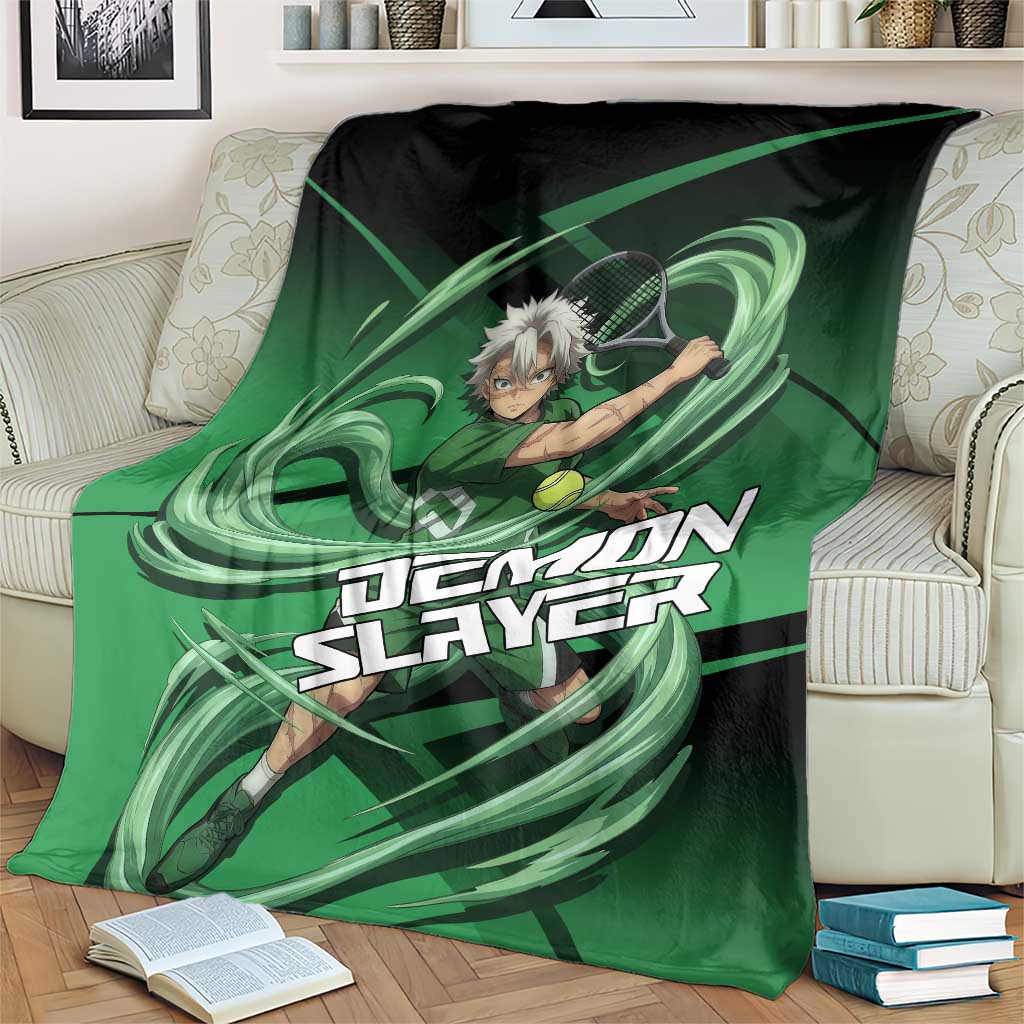 Sanemi Shinazugawa Wind Rally Blanket Sporty Anime Mashup Style