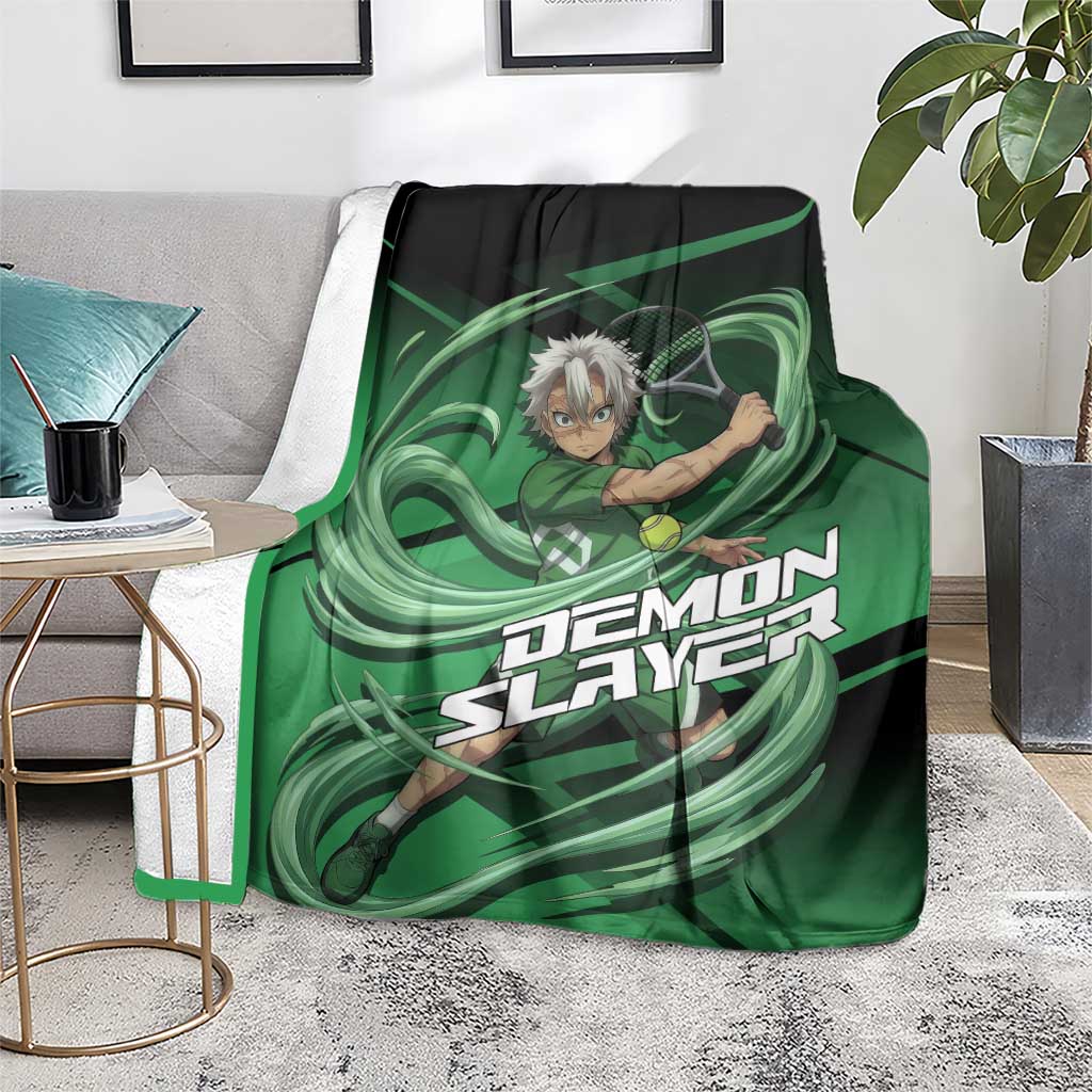 Sanemi Shinazugawa Wind Rally Blanket Sporty Anime Mashup Style