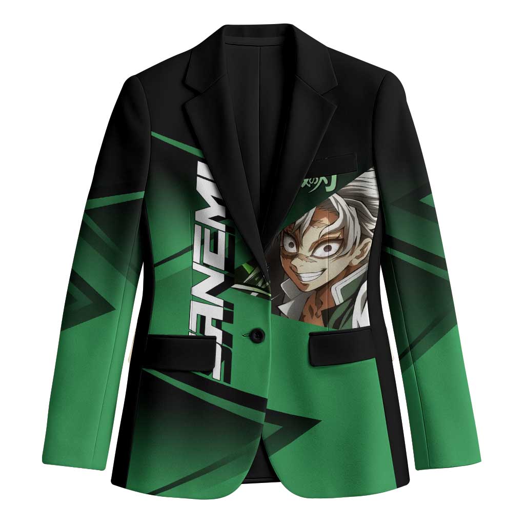 Sanemi Shinazugawa Wind Rally Blazer Sporty Anime Mashup Style