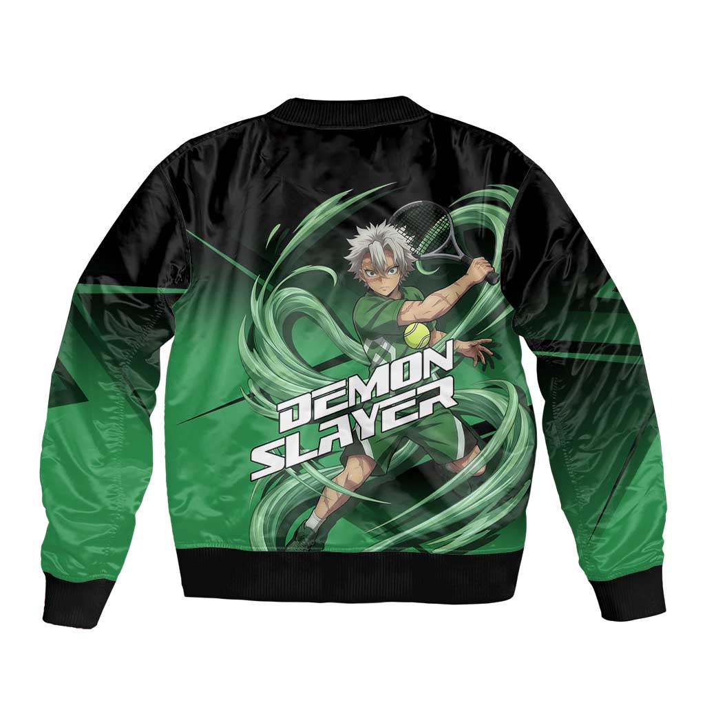 Sanemi Shinazugawa Wind Rally Bomber Jacket Sporty Anime Mashup Style