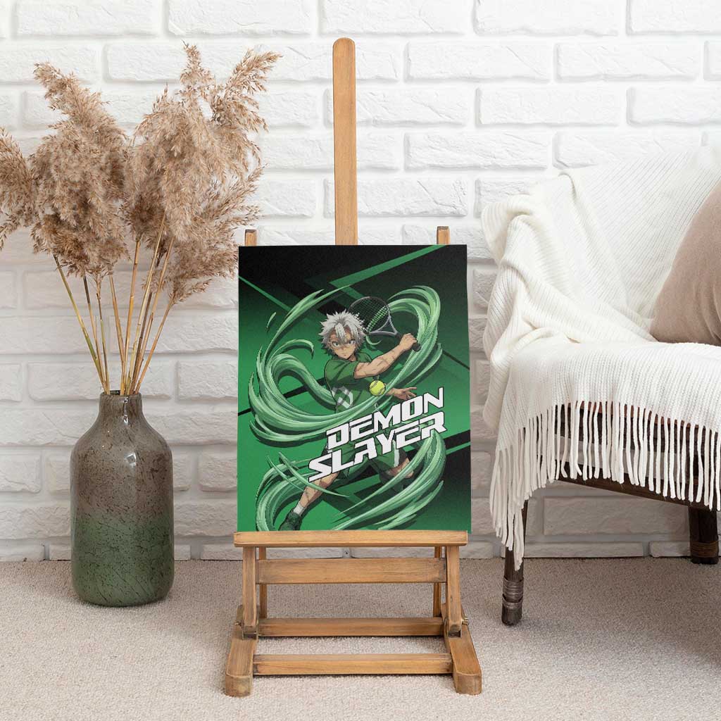 Sanemi Shinazugawa Wind Rally Canvas Wall Art Sporty Anime Mashup Style