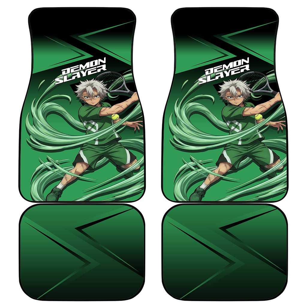 Sanemi Shinazugawa Wind Rally Car Mats Sporty Anime Mashup Style