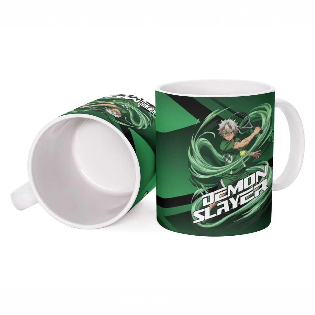 Sanemi Shinazugawa Wind Rally Ceramic Mug Sporty Anime Mashup Style