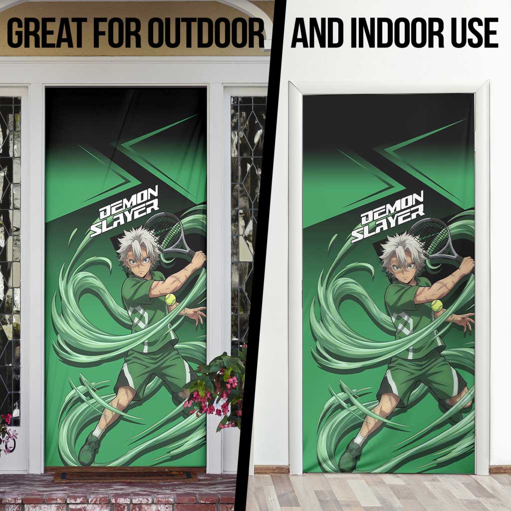 Sanemi Shinazugawa Wind Rally Door Cover Sporty Anime Mashup Style