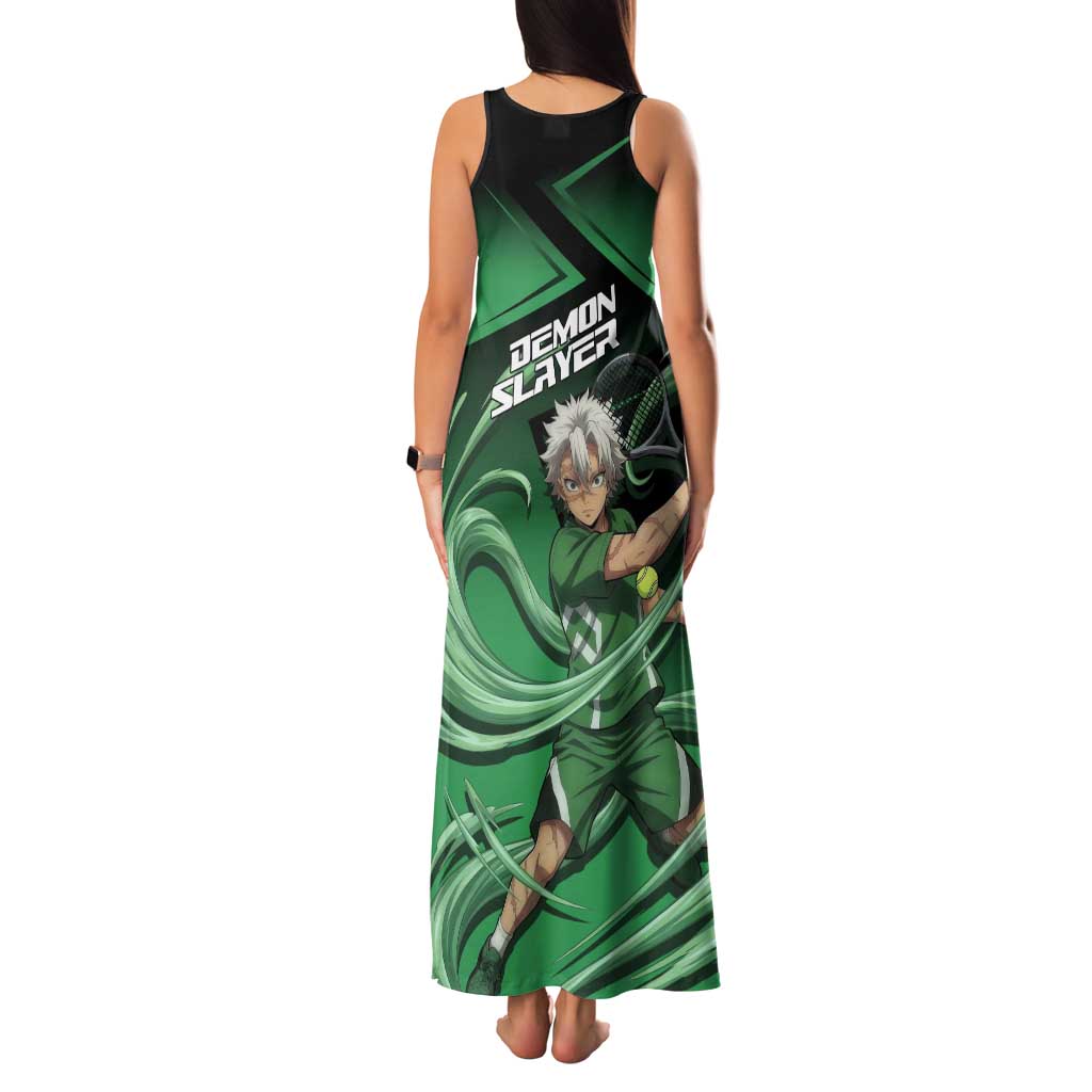 Sanemi Shinazugawa Wind Rally Family Matching Tank Maxi Dress and Hawaiian Shirt Sporty Anime Mashup Style
