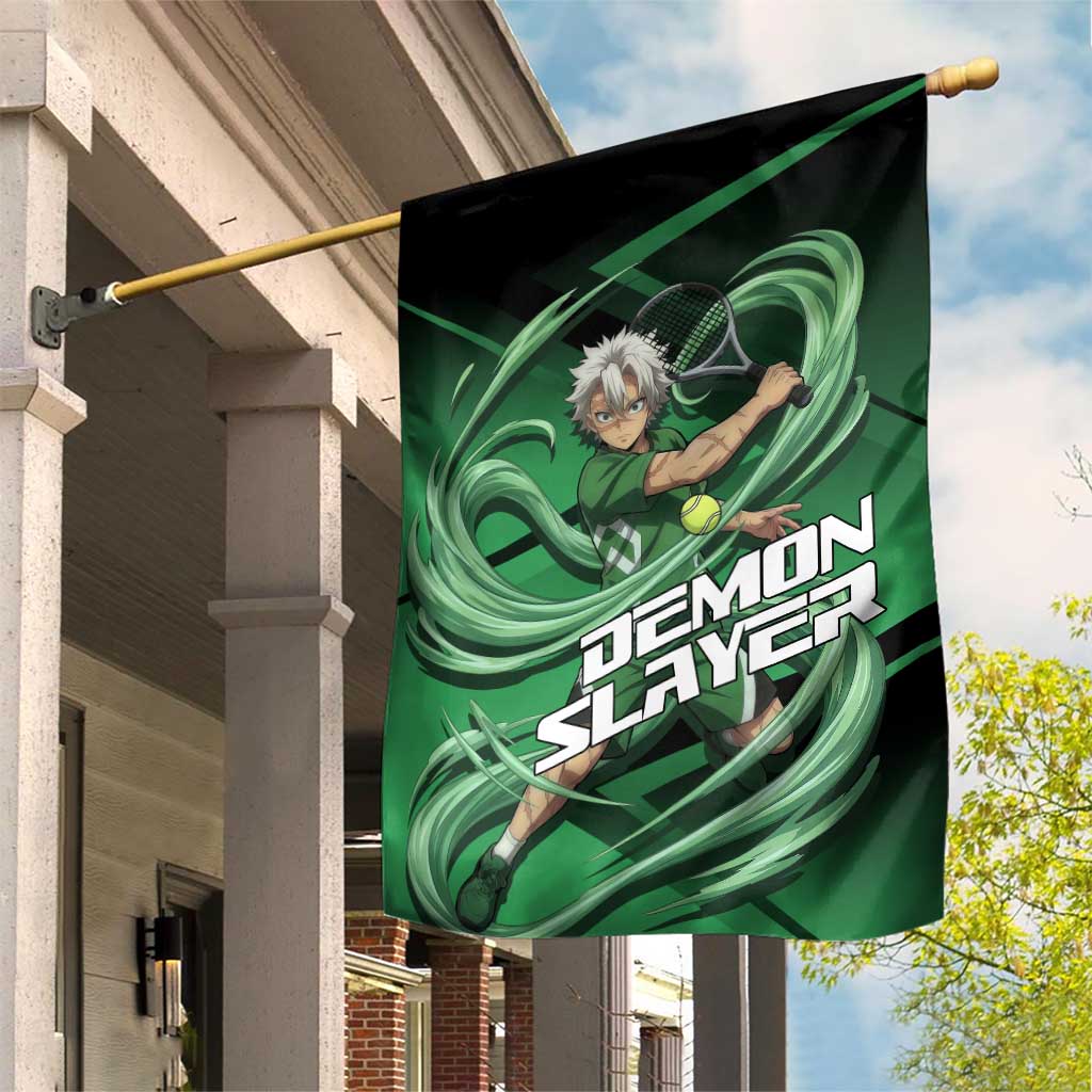 Sanemi Shinazugawa Wind Rally Garden Flag Sporty Anime Mashup Style